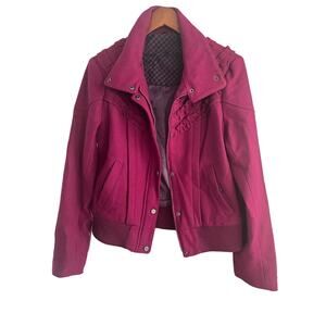 Steve Madden Bomber Wool
jacket Fully lined -Sz Large